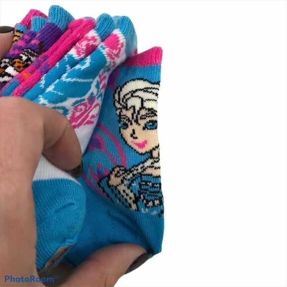 Brand new Pack of 5 Pairs of Girls‎ Frozen Socks - Picture 10 of 10